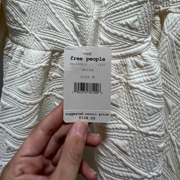 Free People White Babydoll Dress - Picture 3 of 5